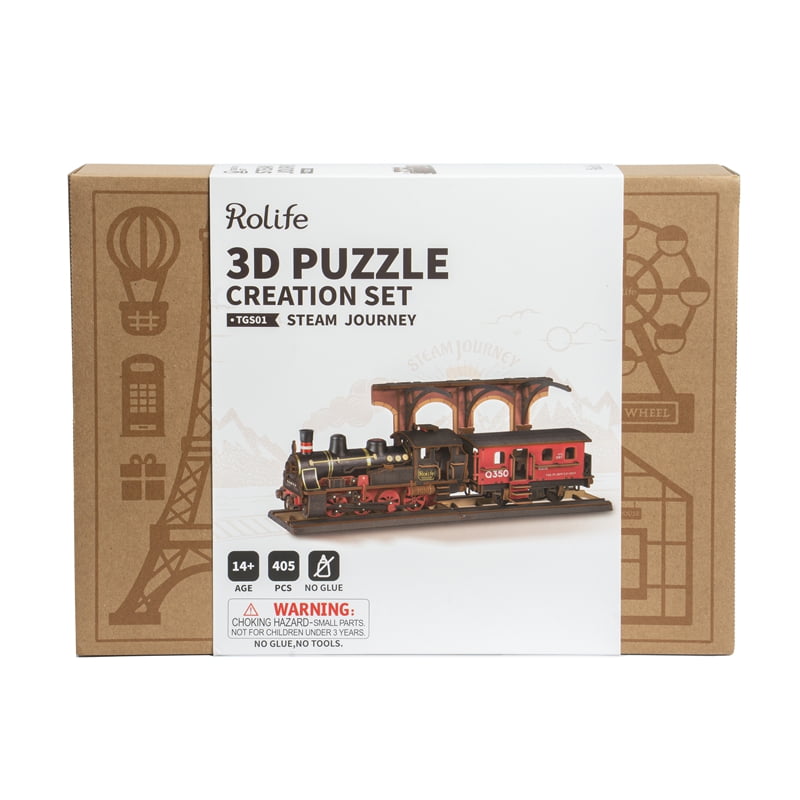 3D Puzzle - Steam Train