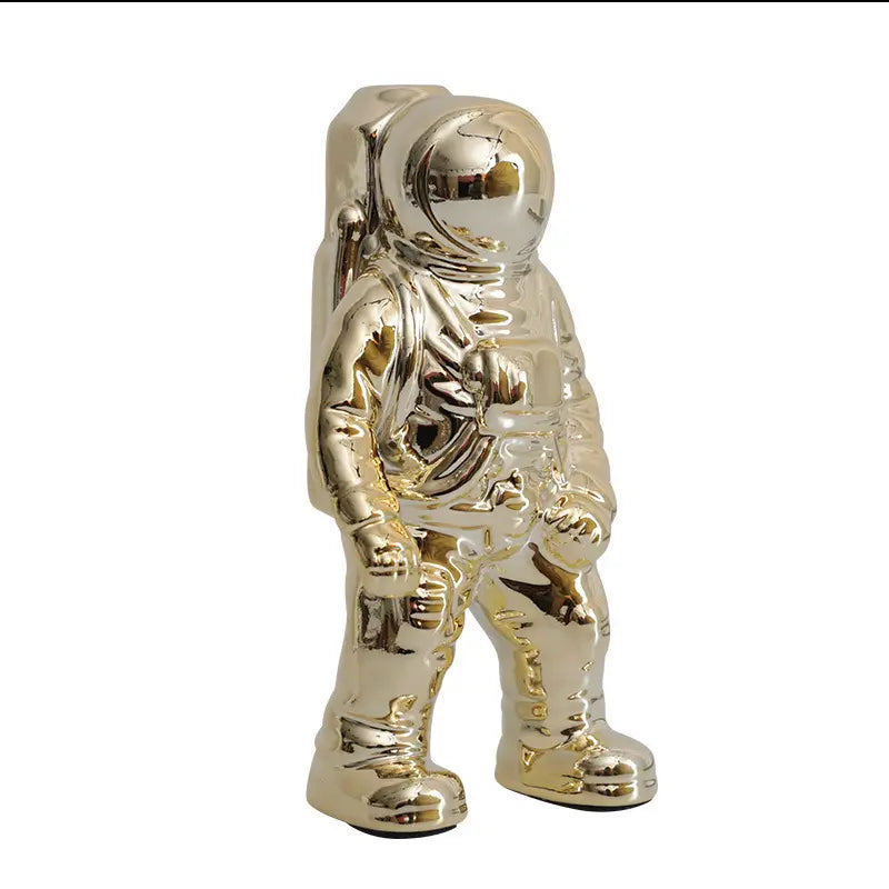 Decorative statue of an astronaut