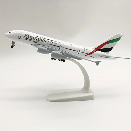 Metal airplane model emirates a380