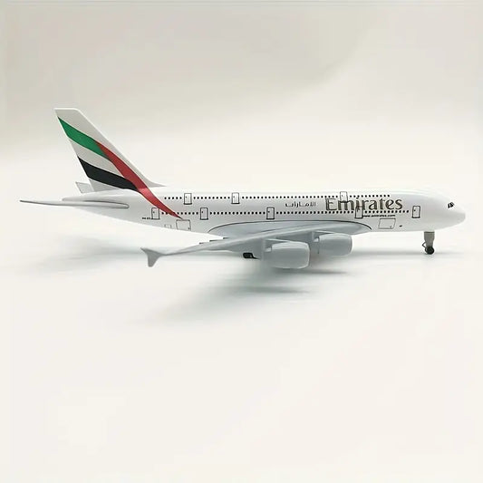 Metal airplane model emirates a380