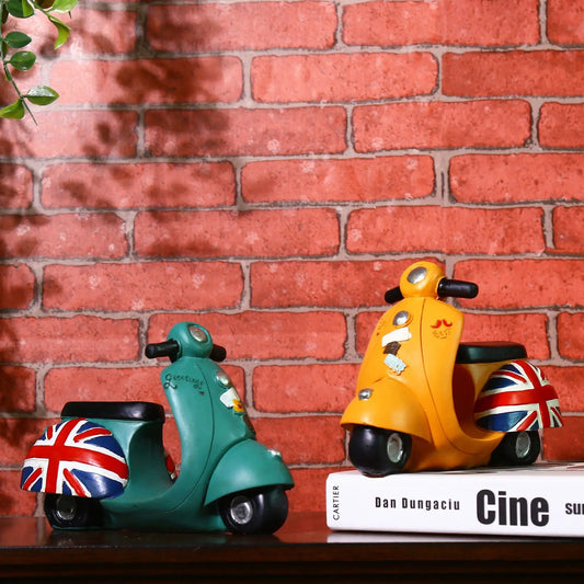 Decorative moped