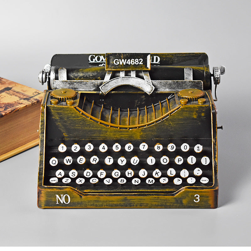 რეტრო დეკორატიული საბეჭდი მანქანა