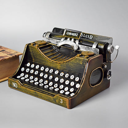 რეტრო დეკორატიული საბეჭდი მანქანა