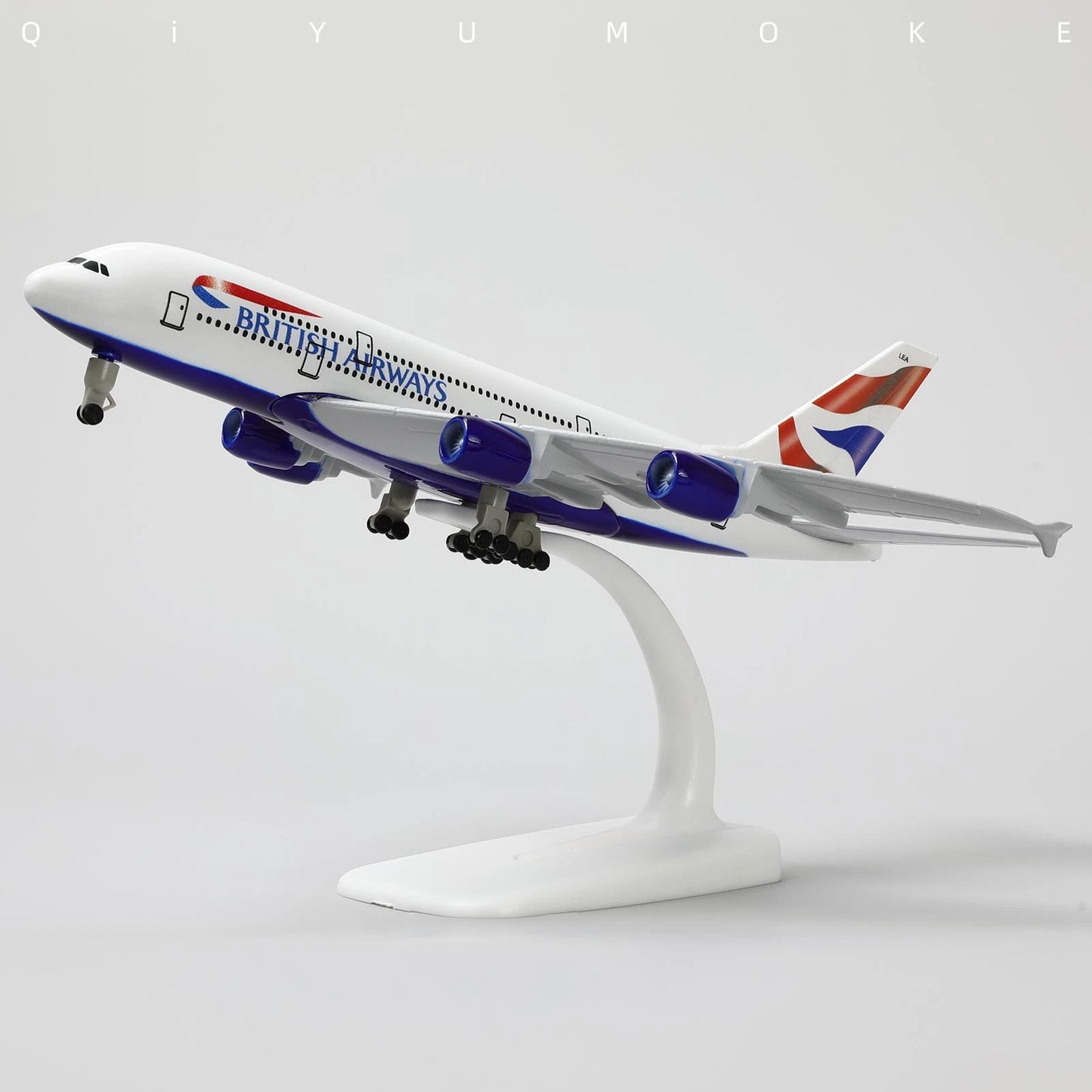 Металлическая модель самолета British Airways A380