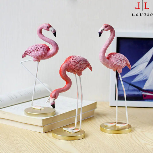 A set of flamingos