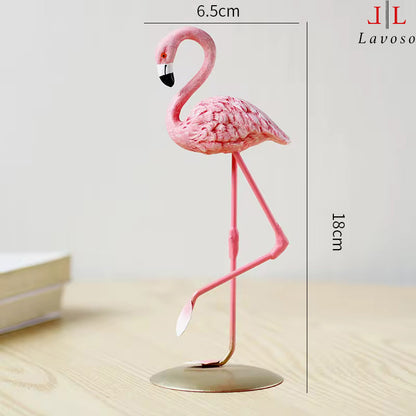 A set of flamingos