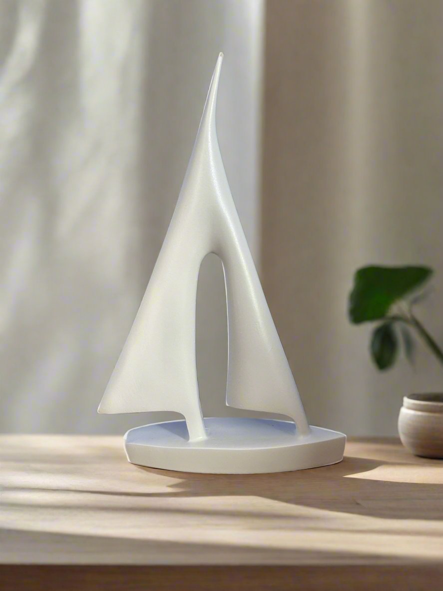 გემის კერამიკული ქანდაკება - კრეატიული საჩუქრები