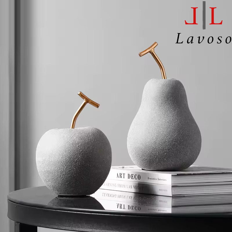 ვაშლის კერამიკული ნივთები - დეკორატიული ნივთები